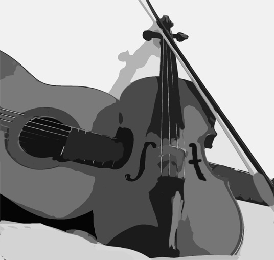 Creation of Violin and guitar: Step 3